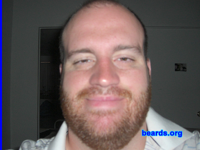 Travis R.
Bearded since: 2010. I am a dedicated, permanent beard grower.

Comments:
I grew my beard because I felt shavers cost too much and I look good with one anyway.

How do I feel about my beard? Great. It gives me that pioneer look I want. 
Keywords: stubble full_beard